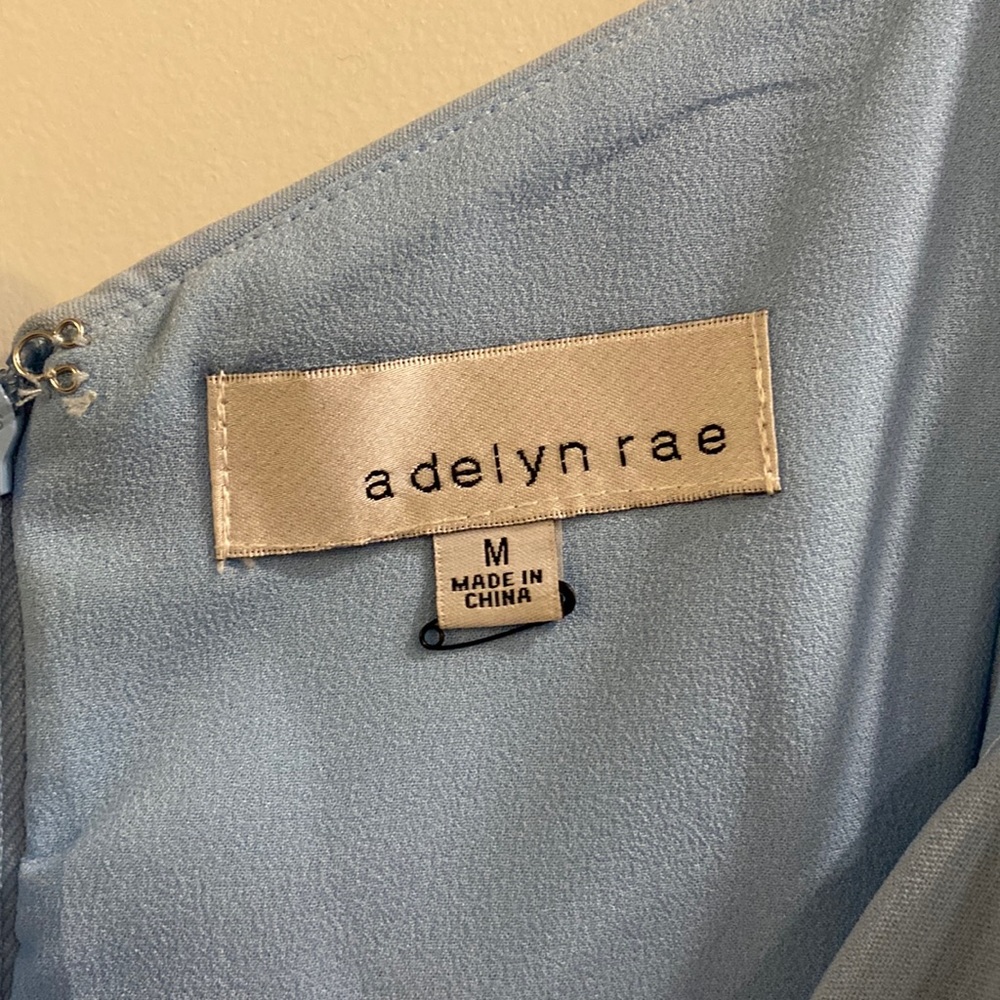 Adelyn Rae Shelby Cold Shoulder Dress - Light Blue - Picture 4 of 6